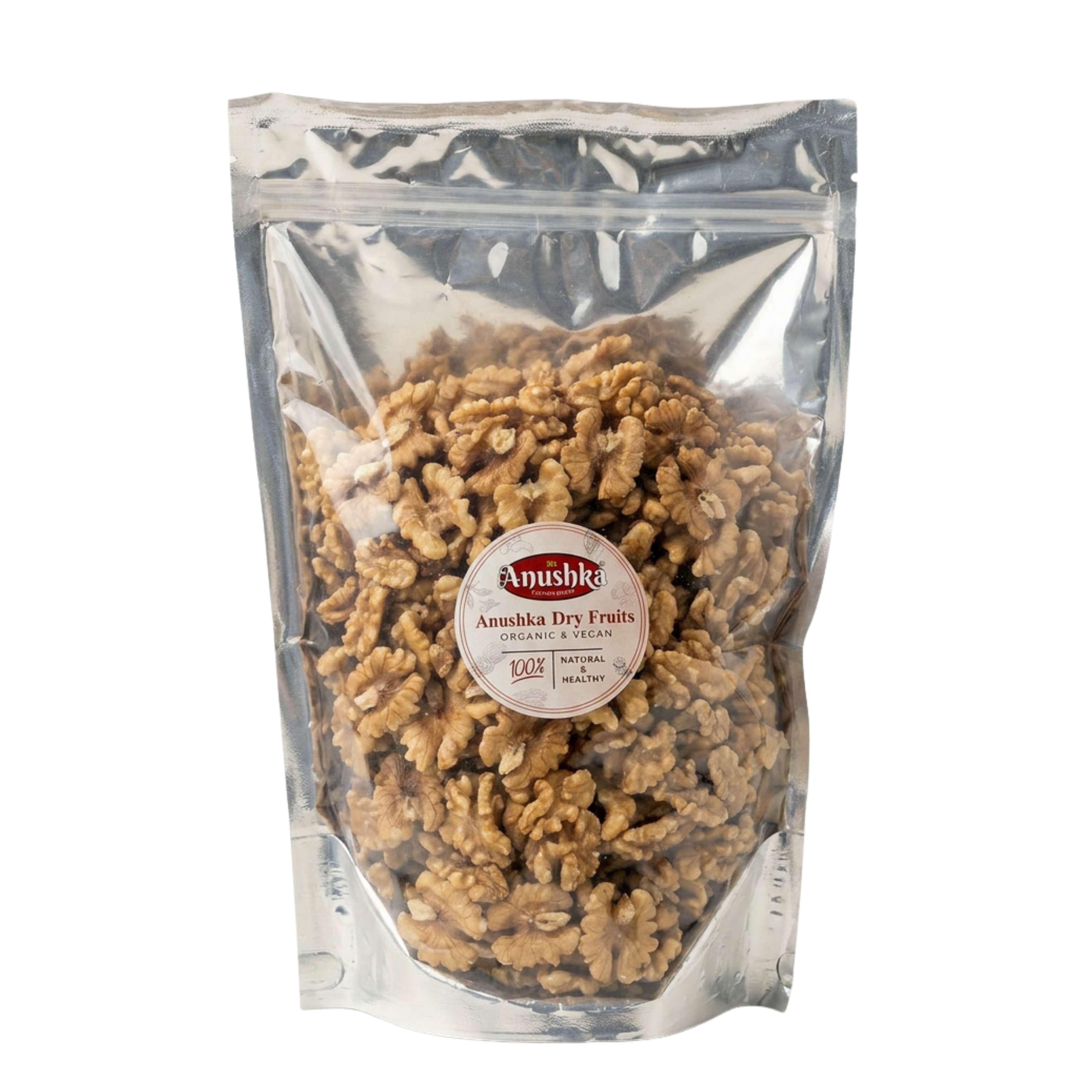Premium Walnut Kernels Akhrot Giri Chilean Light Halves - Anushka Dry Fruits