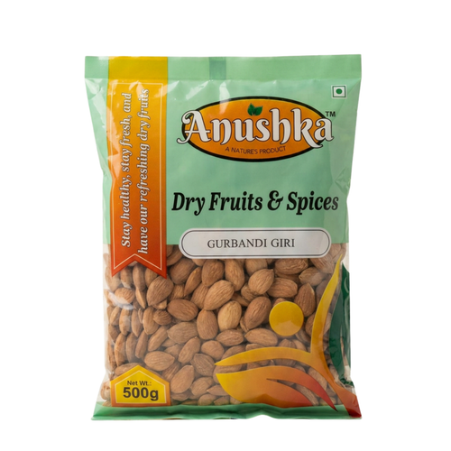 Gurbandi Badam 500gm pack Afghan Almonds - Anushka Dry Fruits