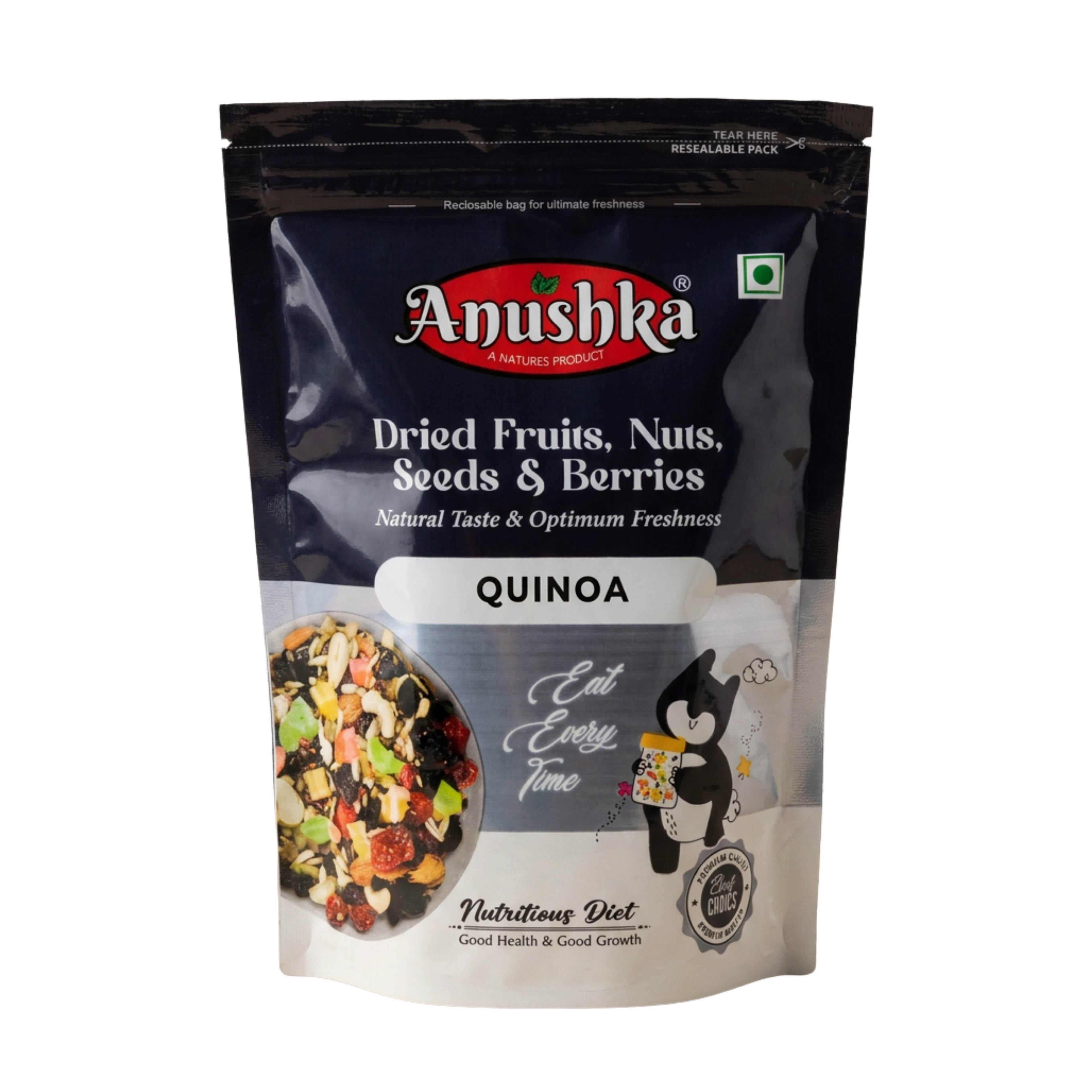 Premium White Quinoa Seeds Gluten-Free Complete Protein - Anushka Dry Fruits